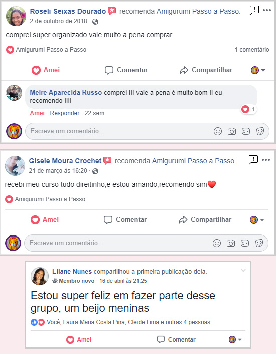 recomendações facebook
